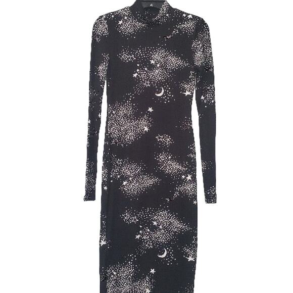 Bar III Dresses & Skirts - NWT Bar III Stars and Moon Celestial Little Black Dress Size XS